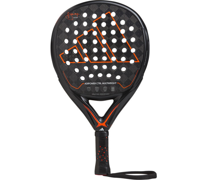 Adipower Multiweight CTRL 23 padelracket Black/Orange Herr ONESIZE