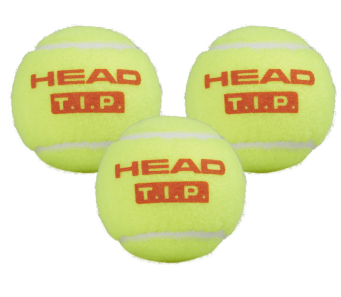 Head T.I.P. Orange 3-pack tennisbollar  Gul