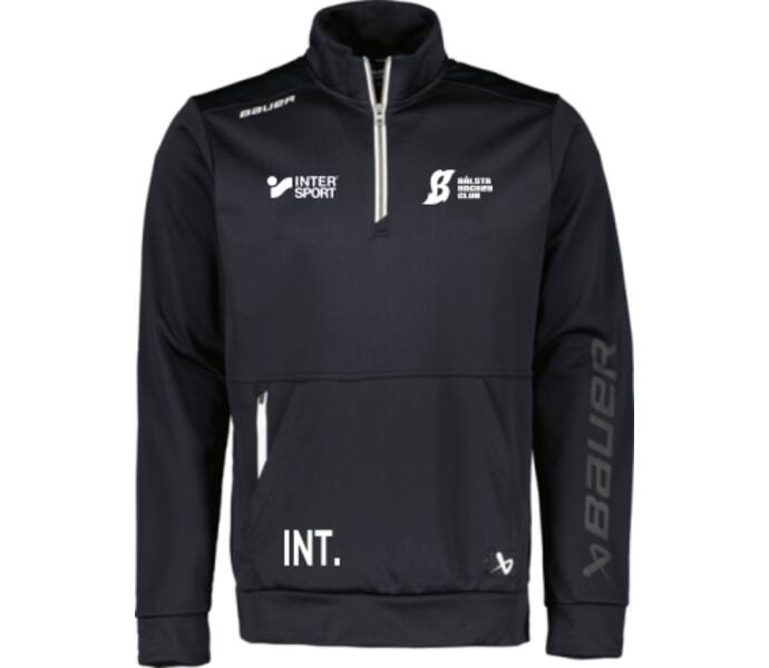 Bauer Hockey Team Fleece 1/2 Zip Sr träningströja Svart