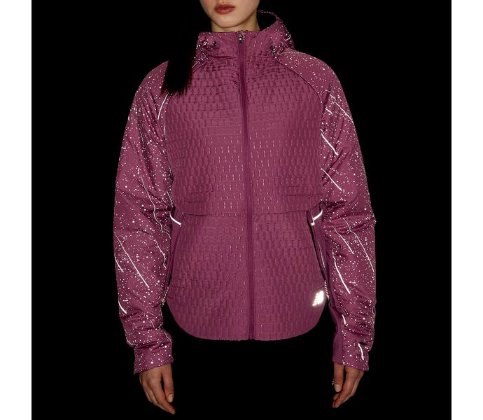 New Balance Reflective Impact Run Heat Jacket Löparjacka Rosa