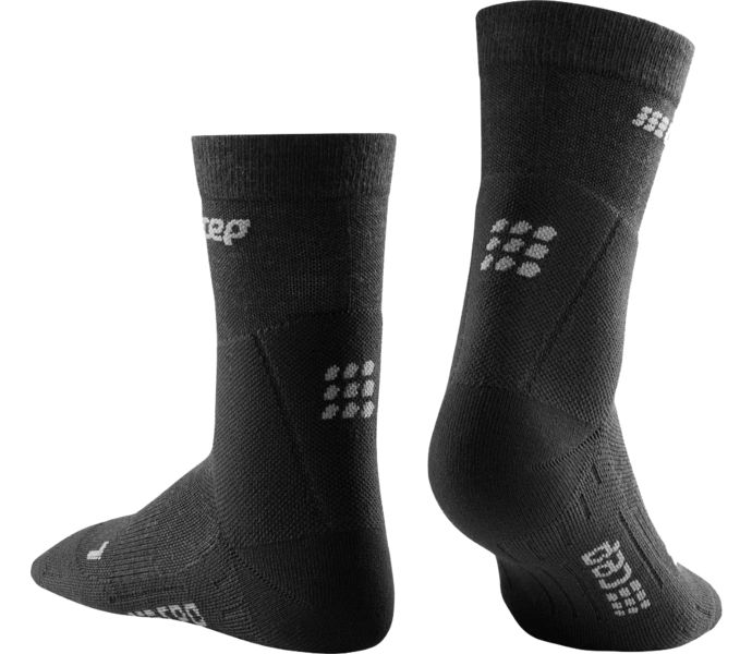 CEP Cold Weather Compression Socks - Mid Cut Löparstrumpor Svart