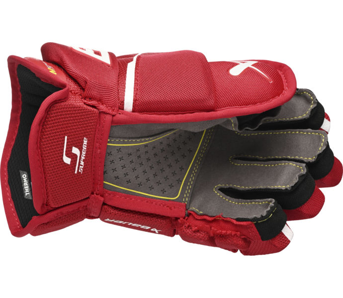 Bauer Hockey Supreme M5 Pro JR hockeyhandske Röd