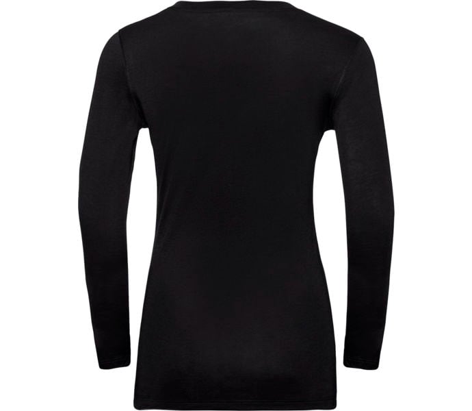 Odlo Performance Wool Light long sleeve base layer top Underställströja Svart