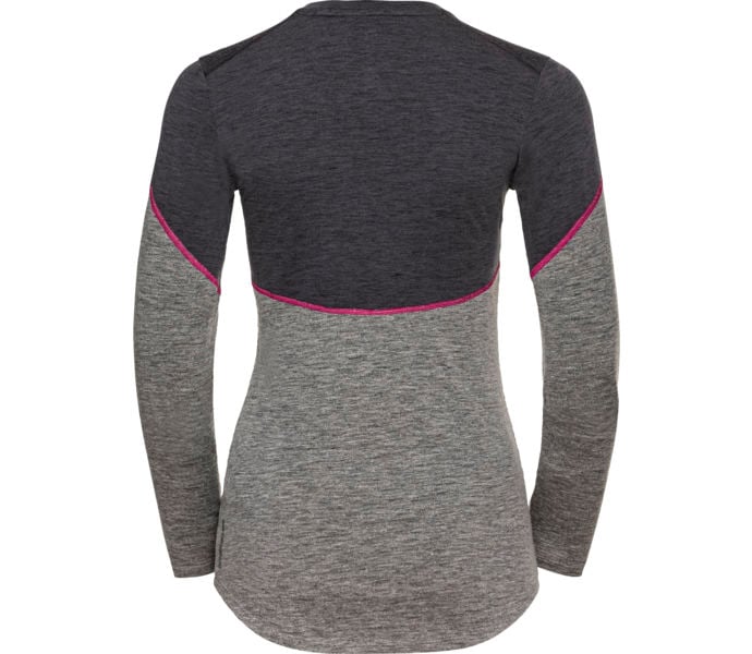 Odlo The Revelstoke Performance Wool Warm long-sleeve base layer Underställströja Grå