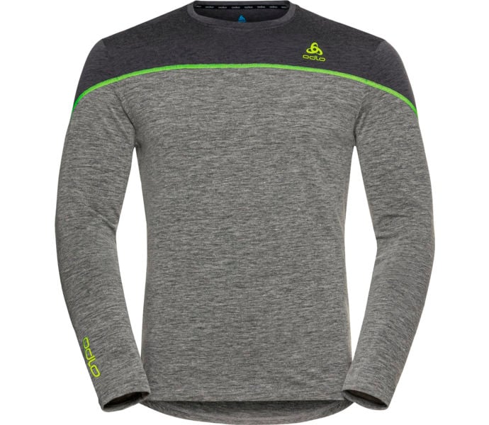 Odlo The Revelstoke Performance Wool Warm long-sleeve base layer Underställströja Grå