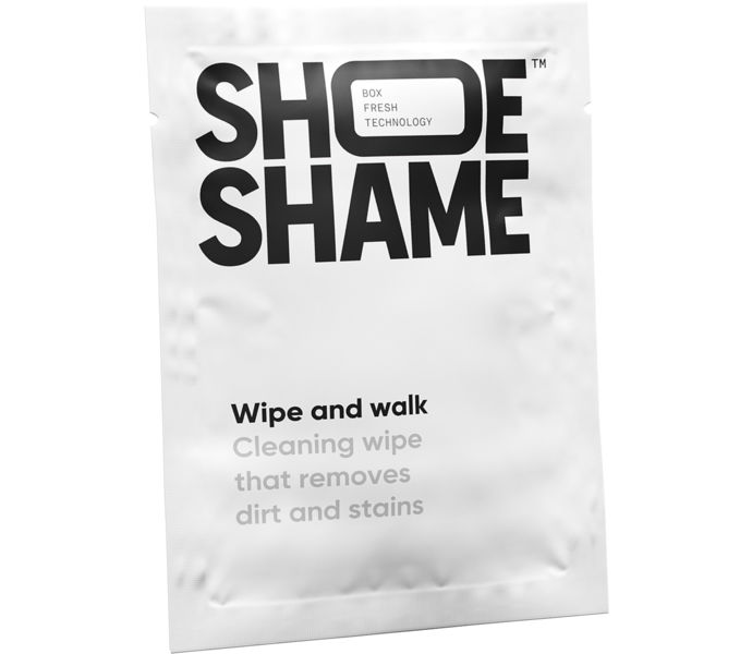 Shoe Shame Wipe And Walk 10-pack skorengöring Vit