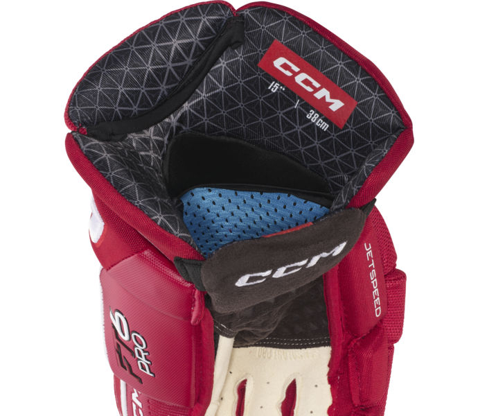 CCM Hockey Jetspeed FT6 Pro SR hockeyhandskar Röd