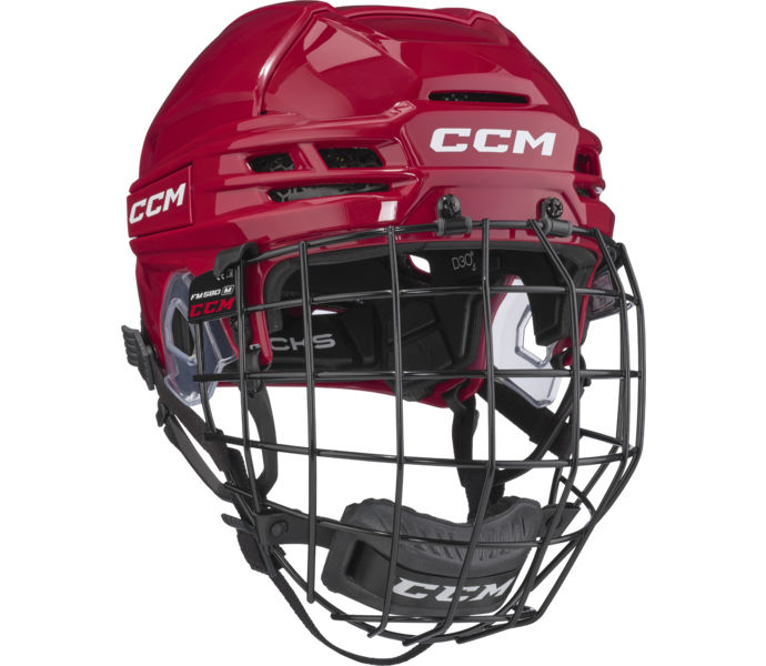CCM Hockey Tacks 720 Combo hockeyhjälm Röd