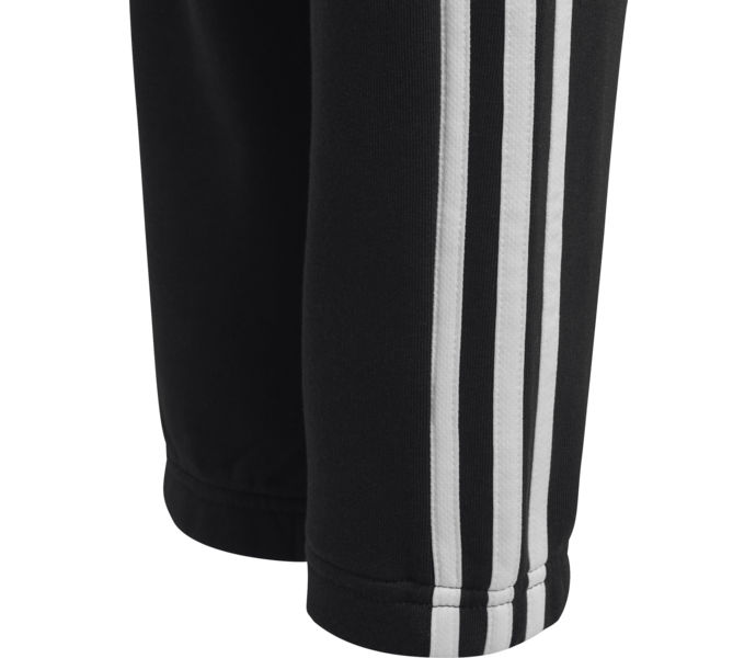 adidas Essentials 3-Stripes Fleece JR mjukisbyxor Svart