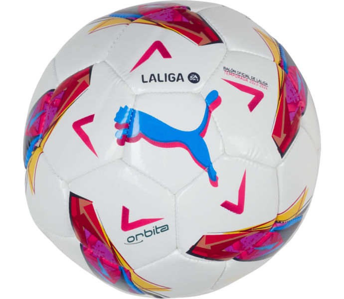 Puma Orbita LaLiga 1 MS Mini fotboll Vit