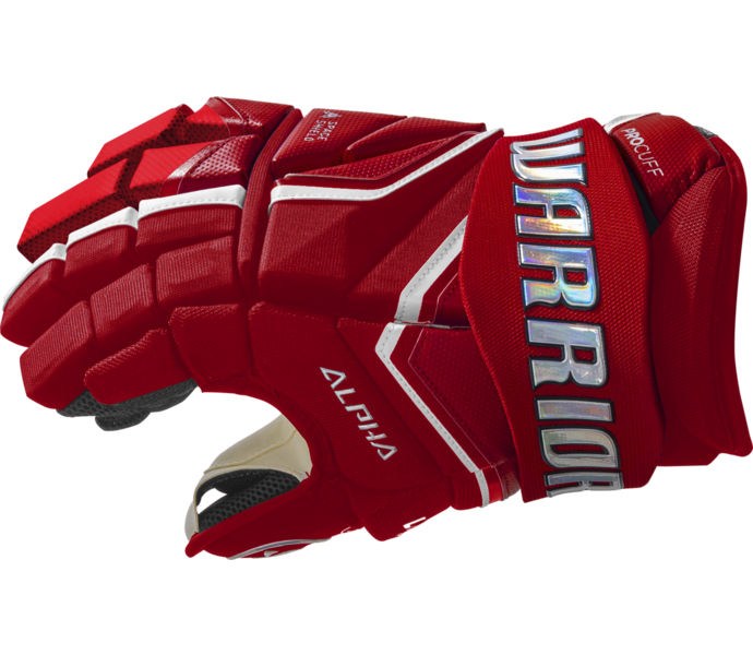 Warrior Hockey Alpha LX2 Pro SR hockeyhandskar Röd