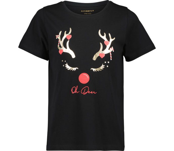 Firefly Deer JR t-shirt Svart