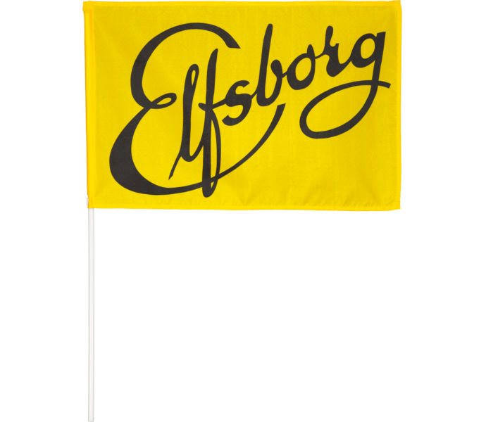 IF ELFSBORG Elfsborg Flagga med pinne Gul