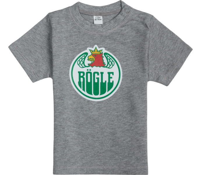 Rögle Logo Baby t-shirt Grå