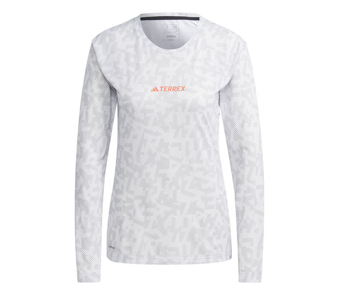 adidas Terrex Trail Running Long Sleeve Tee Löpar T-shirt  Vit