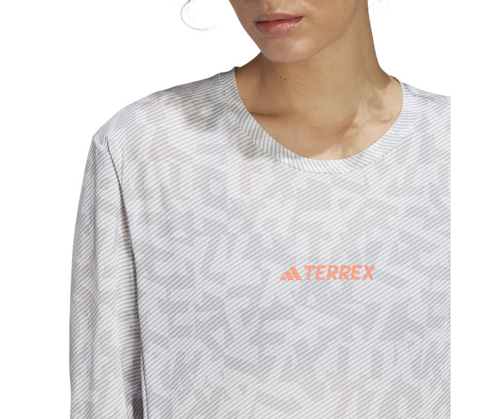 adidas Terrex Trail Running Long Sleeve Tee Löpar T-shirt  Vit