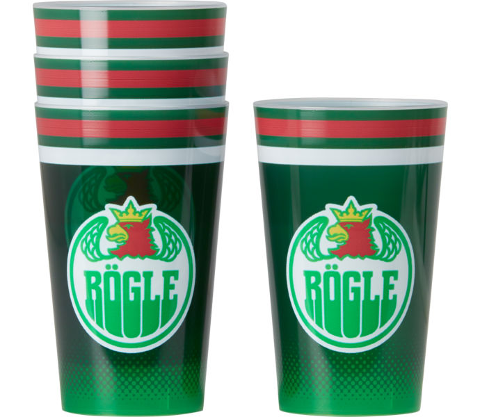 Rögle PLASTMUGG 4-pack Grön