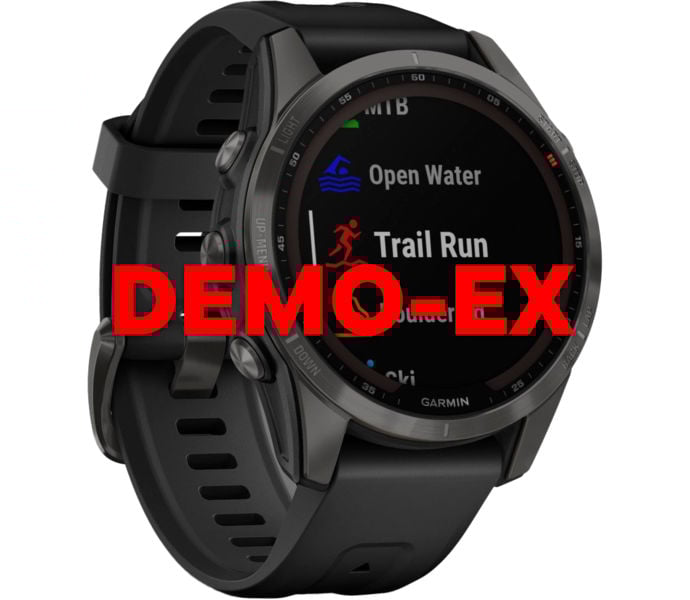 Garmin FENIX 7S SAPPHIRE DEMO LÖPARKLOCKA Svart