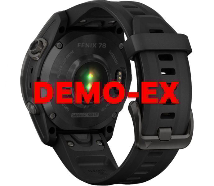 Garmin FENIX 7S SAPPHIRE DEMO LÖPARKLOCKA Svart