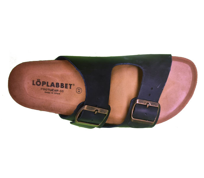 LÖPLABBET Löplabbet Oiled Leather Sandal Svart