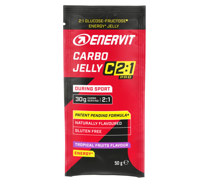 Enervit C2:1 CARBO JELLY 50G Röd