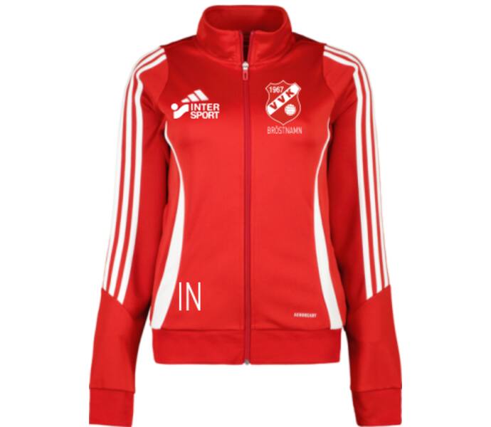 adidas Tiro 24 W träningsjacka Röd