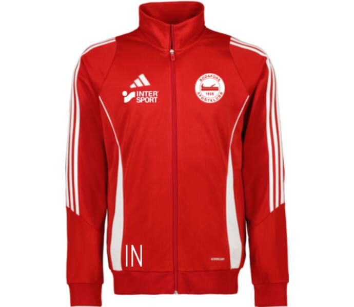 adidas Tiro 24 jr träningsjacka  Röd