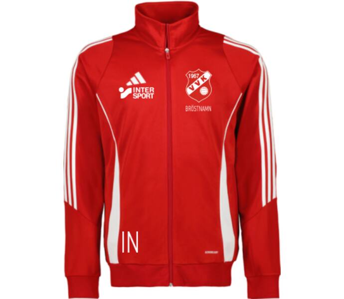 adidas Tiro 24 jr träningsjacka  Röd