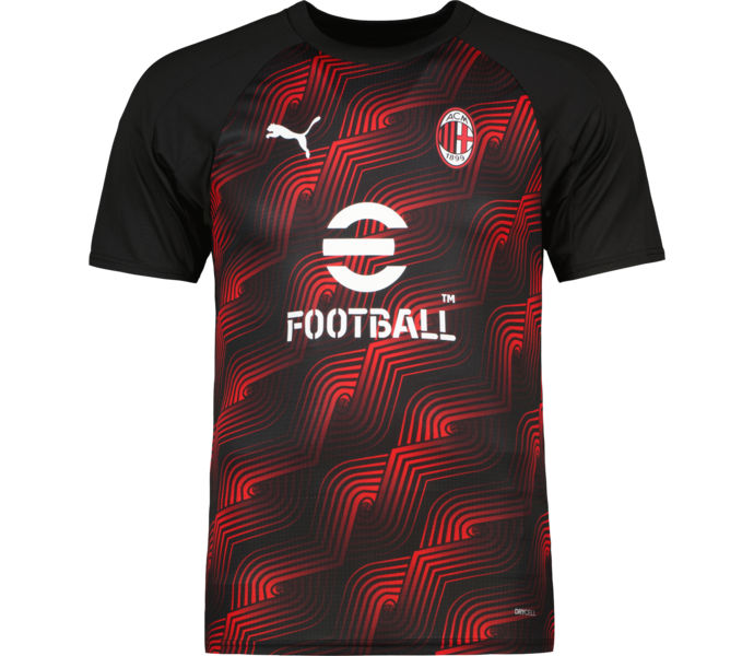 Puma AC Milan Prematch JR träningst-shirt Svart