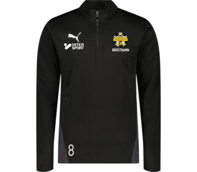 Puma teamGOAL Training 1/4 Zip Träningströja Jr  Svart