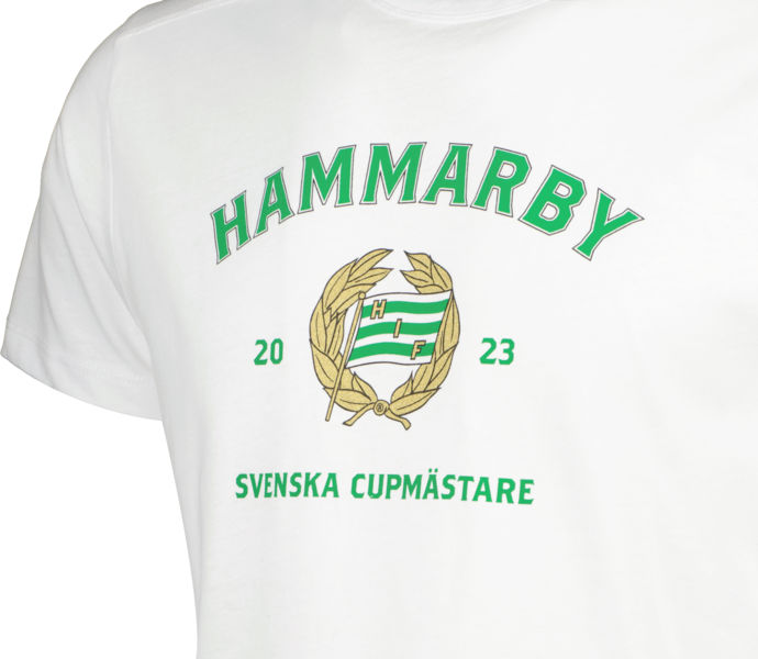 Hammarby Svenska Cupen 2023 M t-shirt Vit