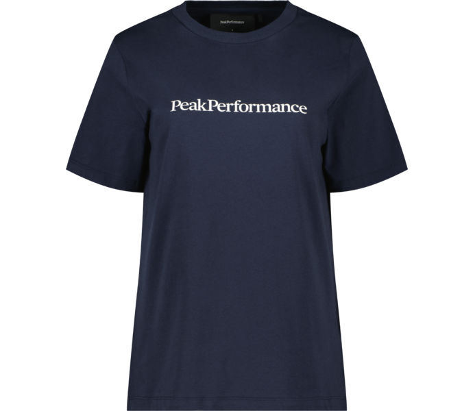 Peak Performance Big Logo W t-shirt Blå