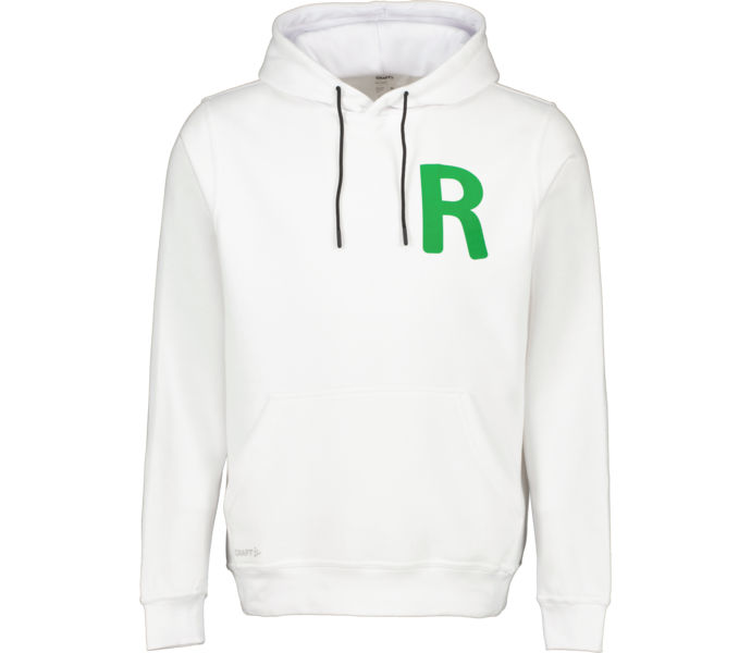 Rögle R-logo huvtröja Vit