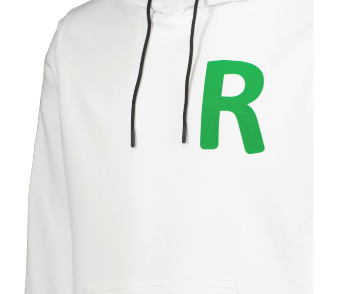 Rögle R-logo huvtröja Vit