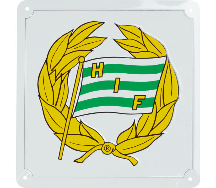 Hammarby Emblem skylt Vit
