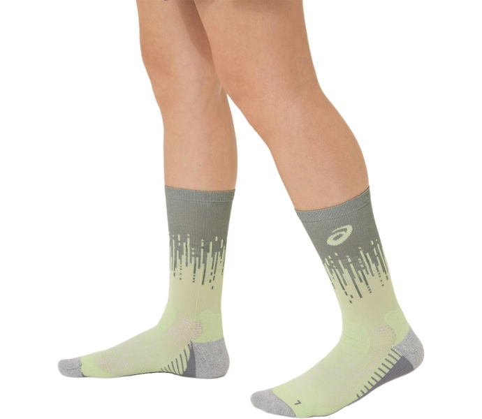 Asics PERFORMANCE RUN SOCK CREW LÖPARSTRUMPOR Grön