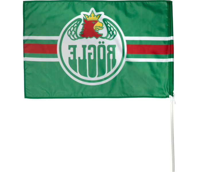 Rögle Flagga med pinne 60x90 Grön