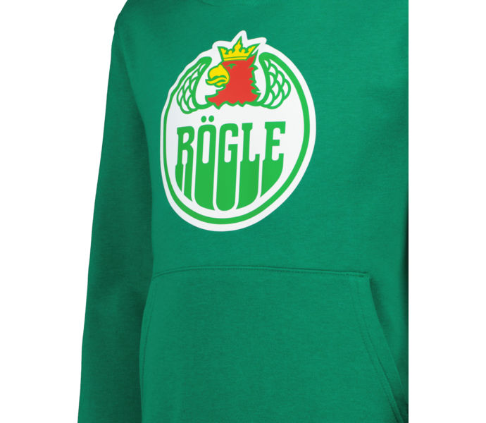 Rögle Logo JR huvtröja Grön