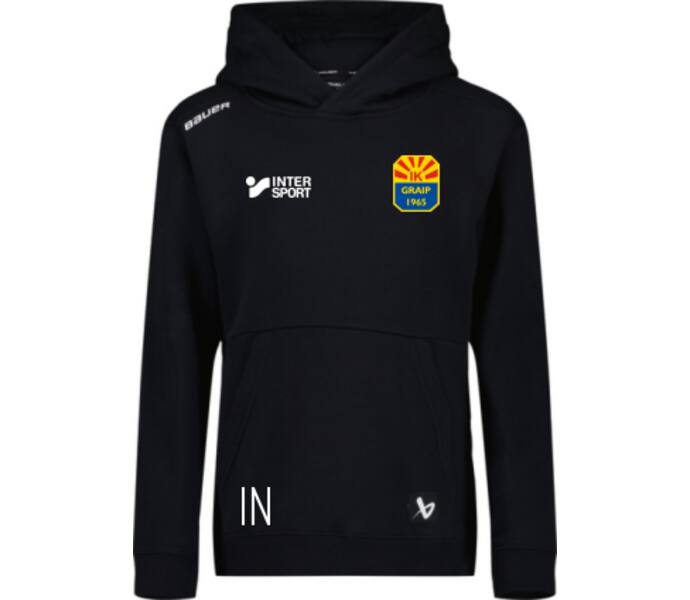 Bauer Hockey TEAM ULTIMATE HOODIE-YTH Svart