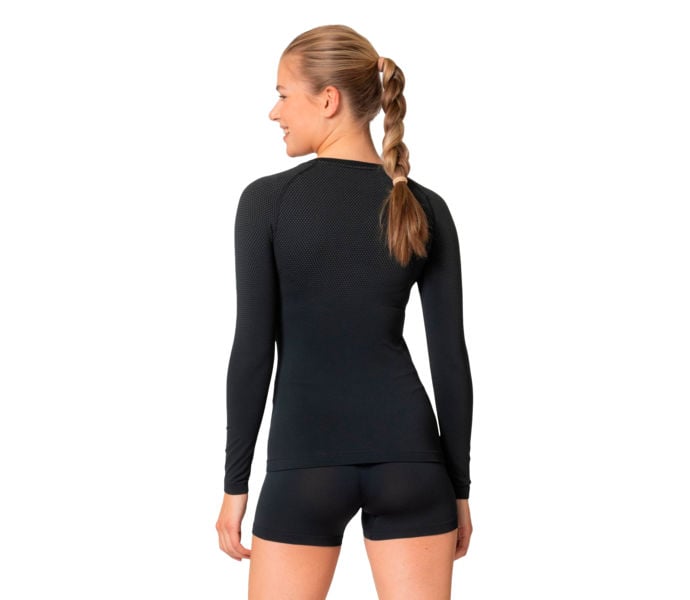 Odlo PERFORMANCE LONG SLEEVE LIGHT ECO LÖPARTRÖJA Svart