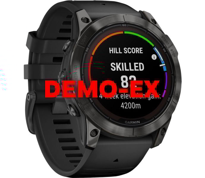 Garmin FENIX 7 PRO SAPPHIRE SOLAR DEMO LÖPARKLOCKA Svart