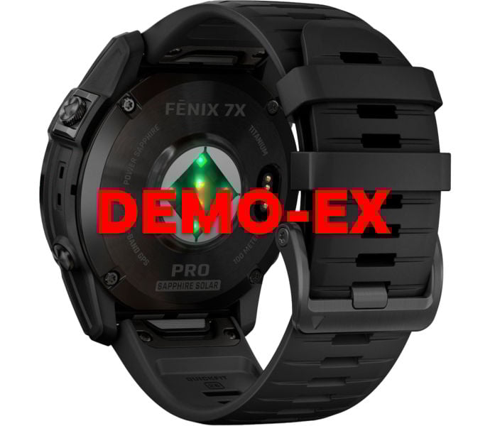Garmin FENIX 7 PRO SAPPHIRE SOLAR DEMO LÖPARKLOCKA Svart