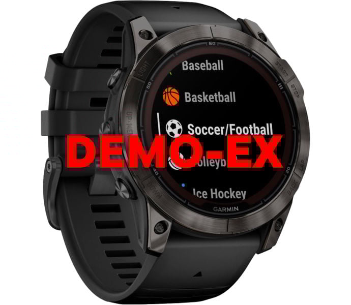 Garmin FENIX 7 PRO SAPPHIRE SOLAR DEMO LÖPARKLOCKA Svart