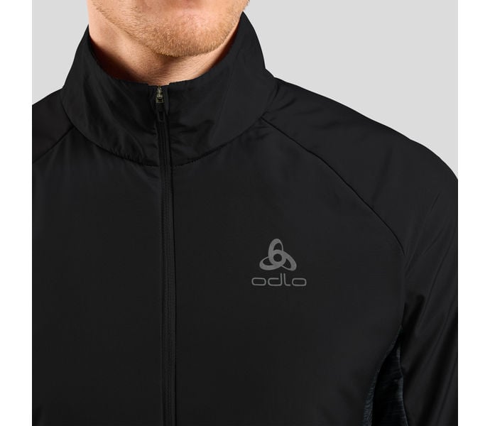Odlo RUN EASY WARM HYBRID LÖPARJACKA Svart