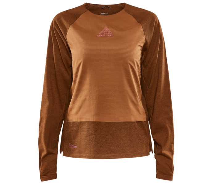 Craft ADV TRAIL WOOL WIND LS TEE LÖPARTRÖJA Gul