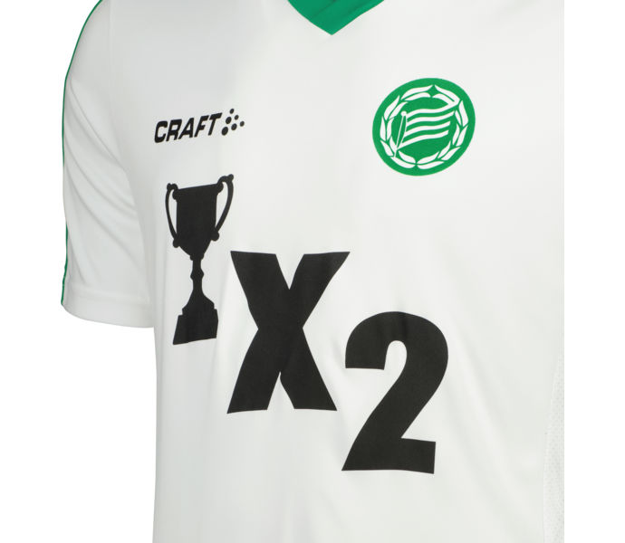 Hammarby Pokal X2 M t-shirt Vit
