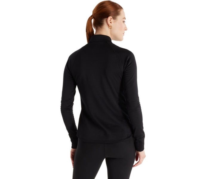 New Balance ATHLETICS HEAT GRID HALF ZIP LÖPARTRÖJA Svart