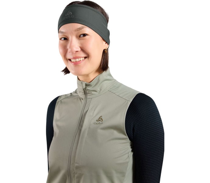 Odlo POLYKNIT HEADBAND WARM ECO PANNBAND Grå