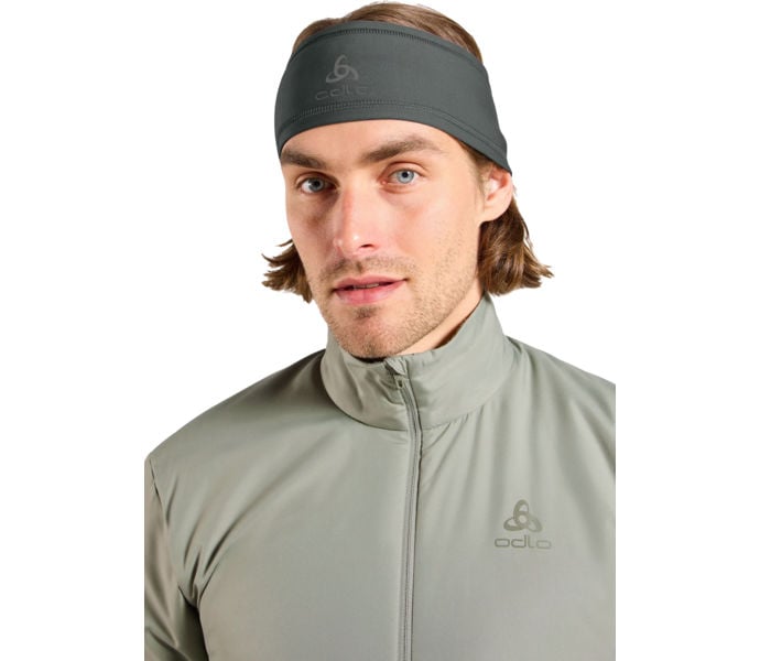 Odlo POLYKNIT HEADBAND WARM ECO PANNBAND Grå
