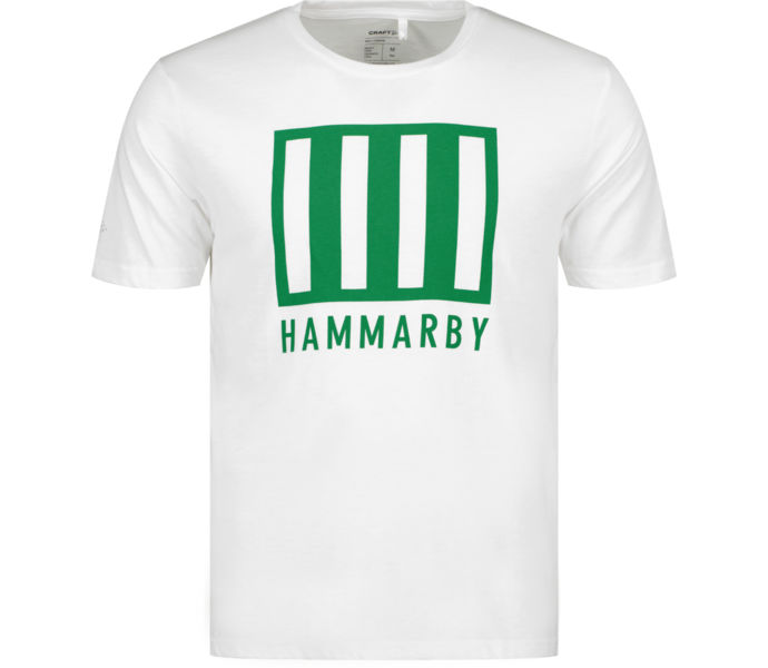 Hammarby STRIPED T-SHIRT M Vit